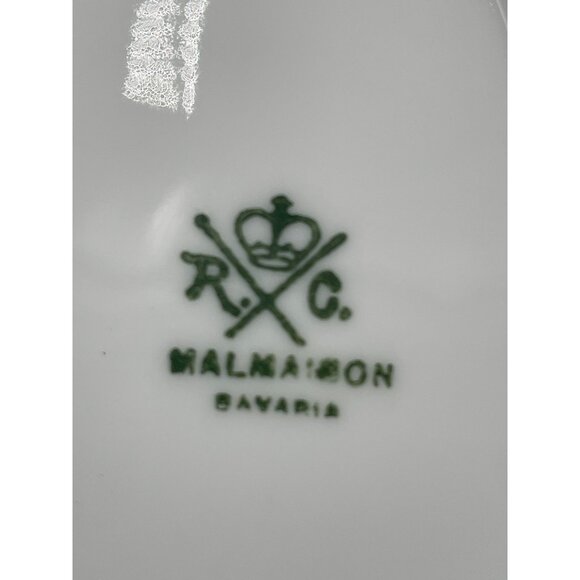 Antique R.C. Malmaison Bavaria Hand Painted Porcelain Plate With Grape Pattern & - Picture 4 of 7